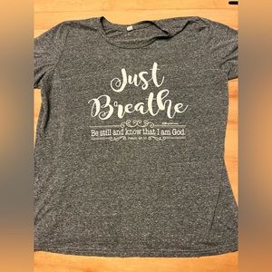 “Just Breathe” Graphic Tee